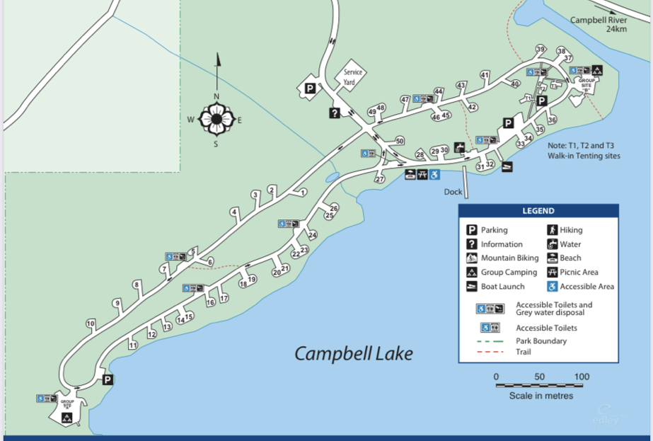 Campground at 50 Sites
